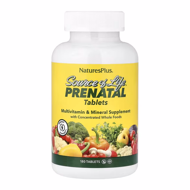 Nature's Plus Source of Life Prenatal, 180 таблеток