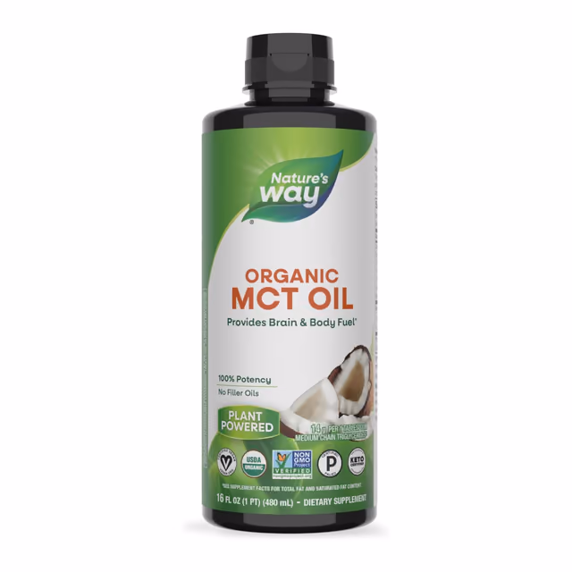 Nature's Way 100% Organic MCT Oil, 480 мл