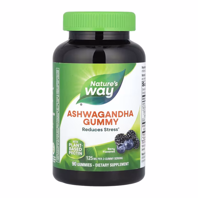 Nature's Way Ashwagandha Gummy, 90 жевательных мармеладок