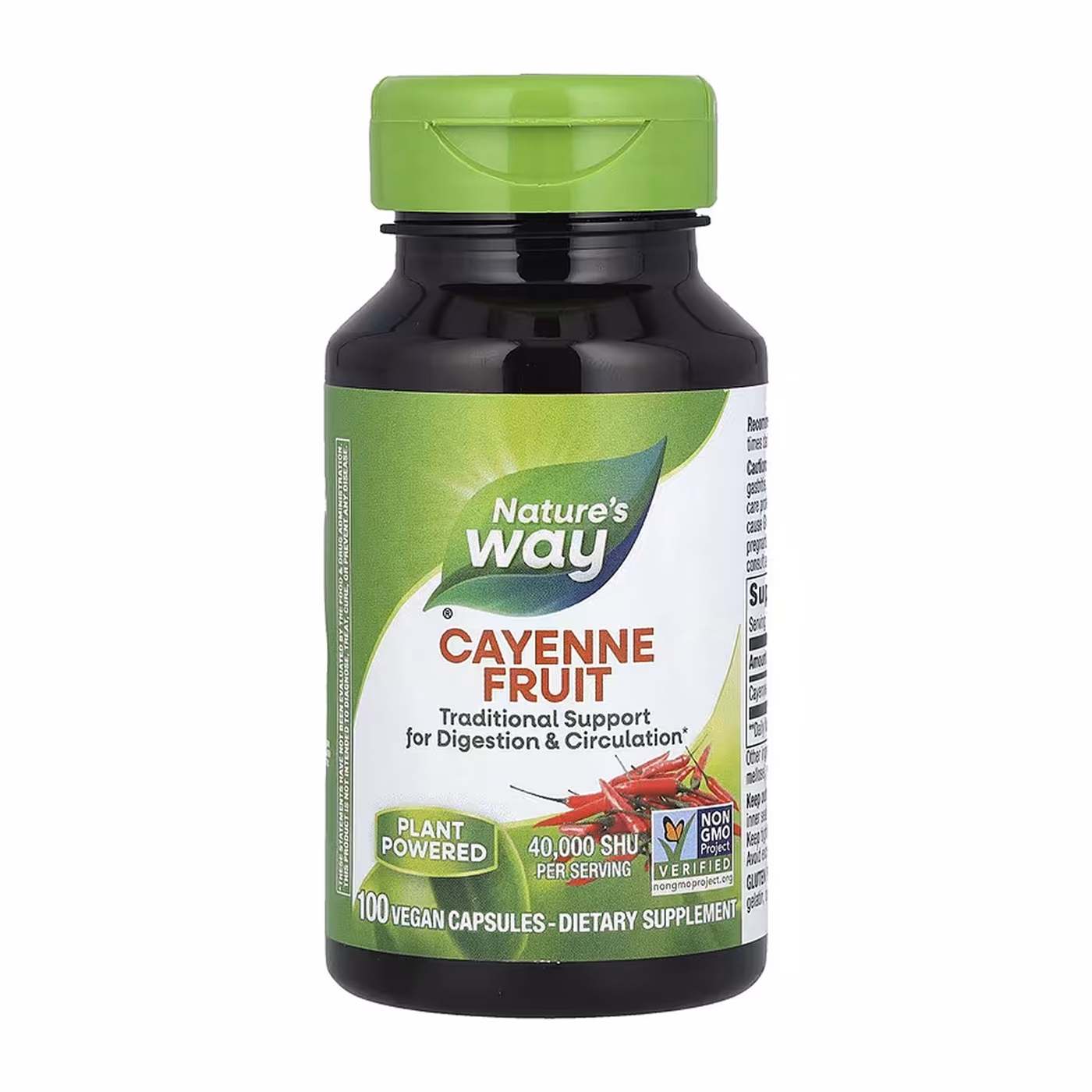 Nature's Way Cayenne Pepper, 100 веганских капсул
