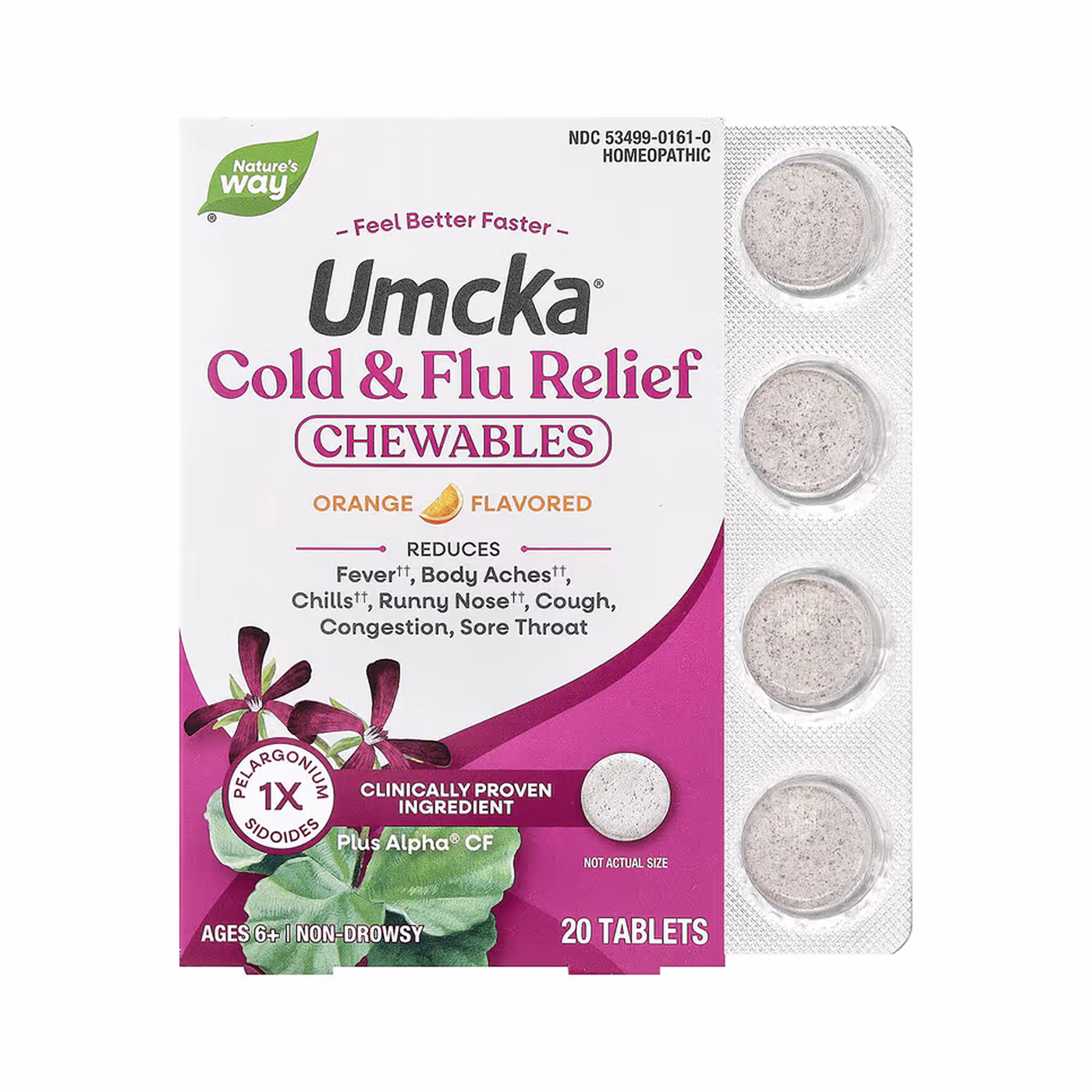 Cold + Flu Relief - 20 tabs Orange