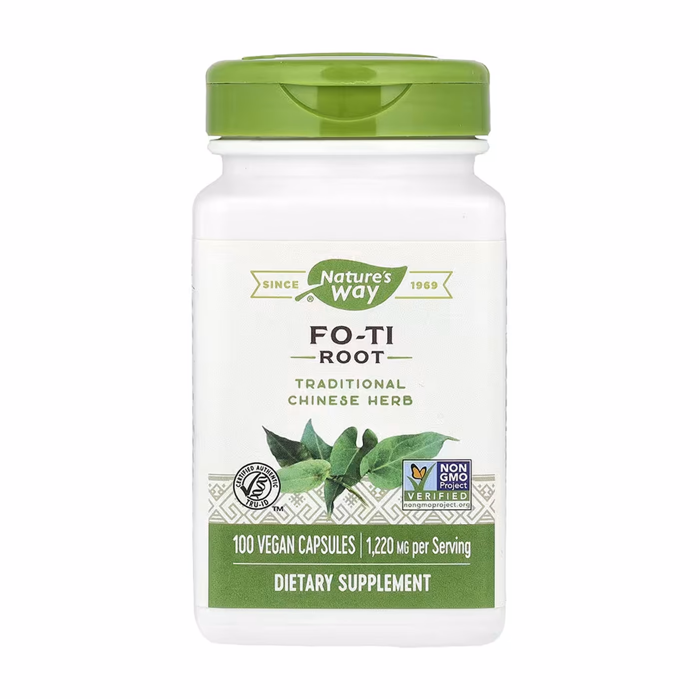 Nature's Way Fo-Ti Root, 100 веганских капсул