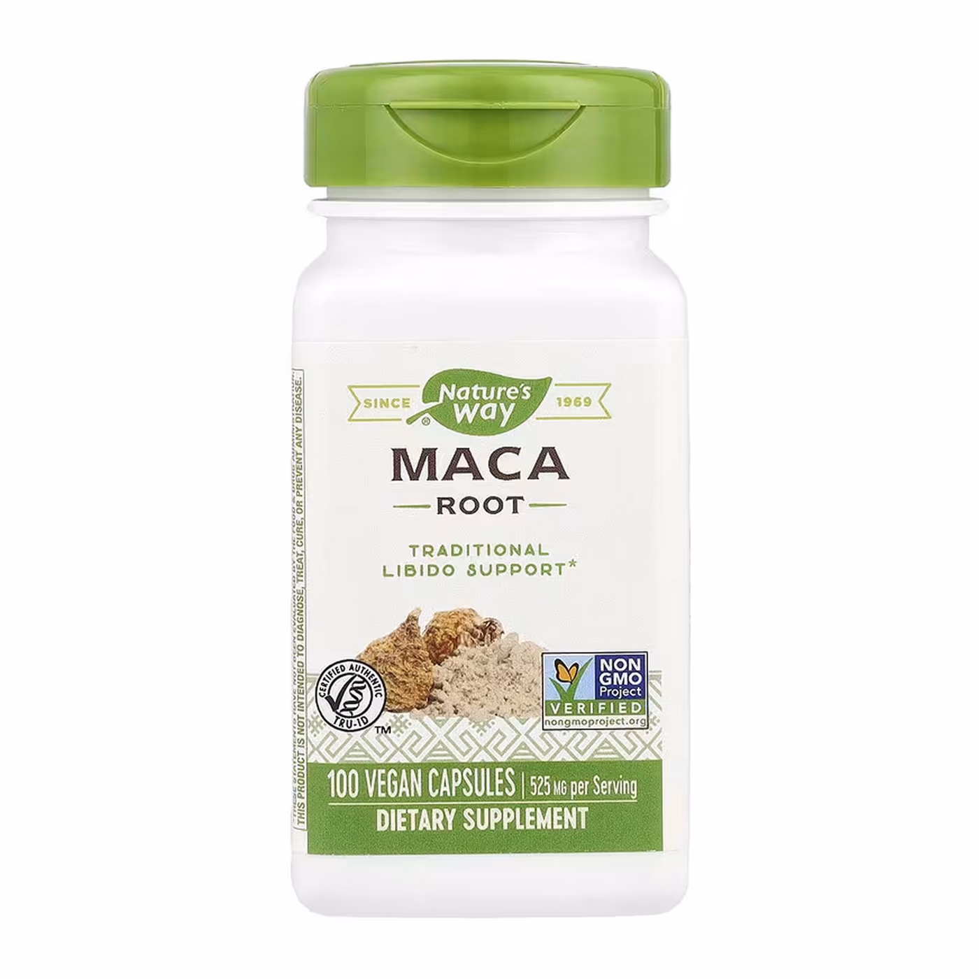 Nature's Way Maca Root, 525 мг, 100 веганских капсул
