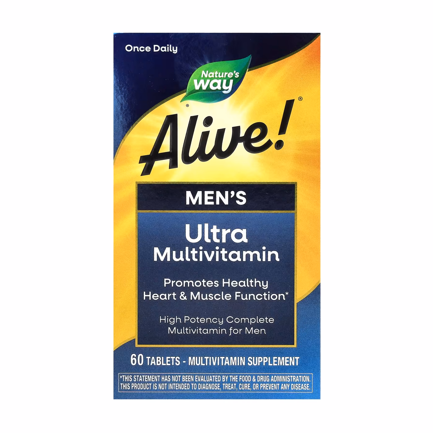 Nature's Way Alive! Men's Ultra Multivitamin, 60 таблеток