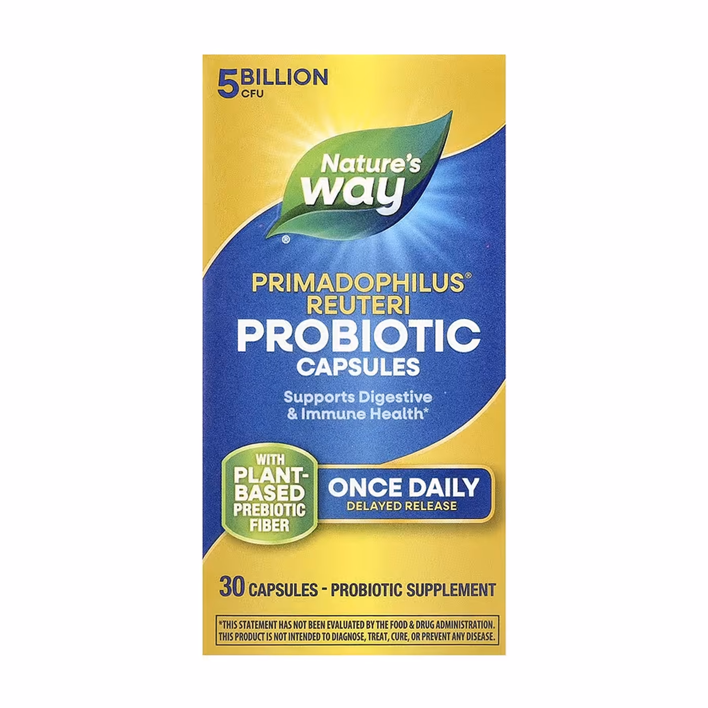 Nature's Way Primadophilus Reuteri Probiotic, 30 капсул