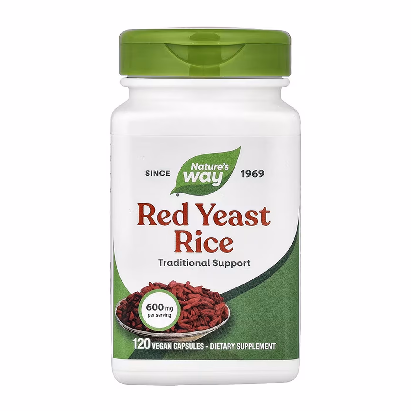Nature's Way Red Yeast Rice, 120 веганских капсул