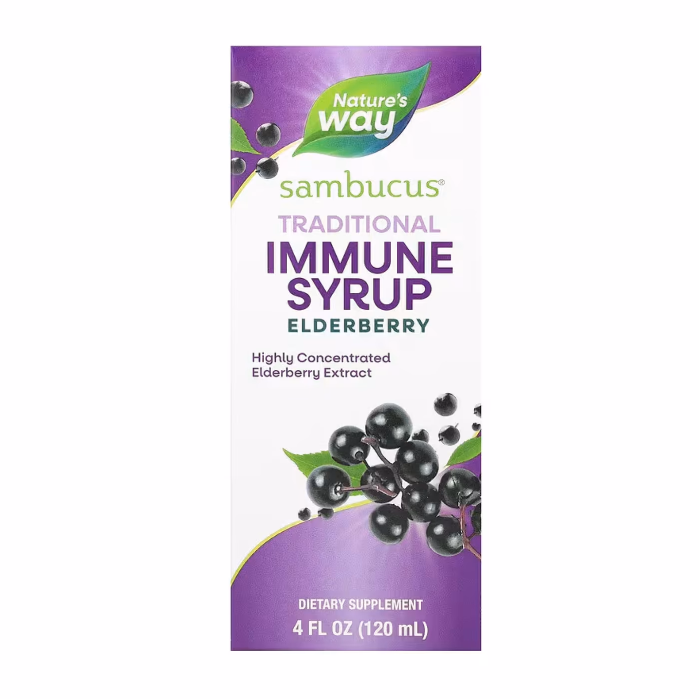 Nature's Way Sambucus Original Syrup, 120 мл