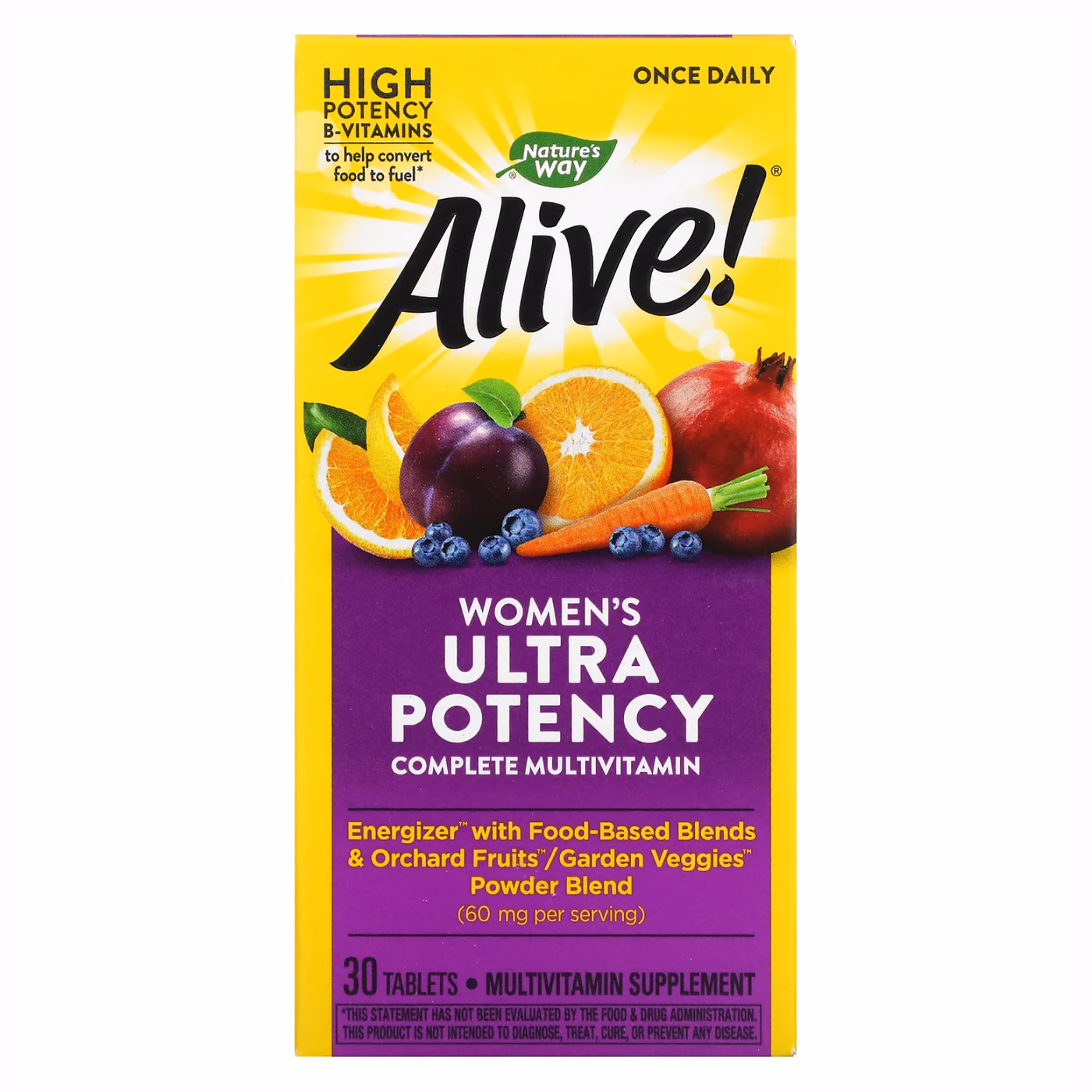 Nature's Way Alive! Women's Ultra Potency Complete Multivitamin, 30 таблеток