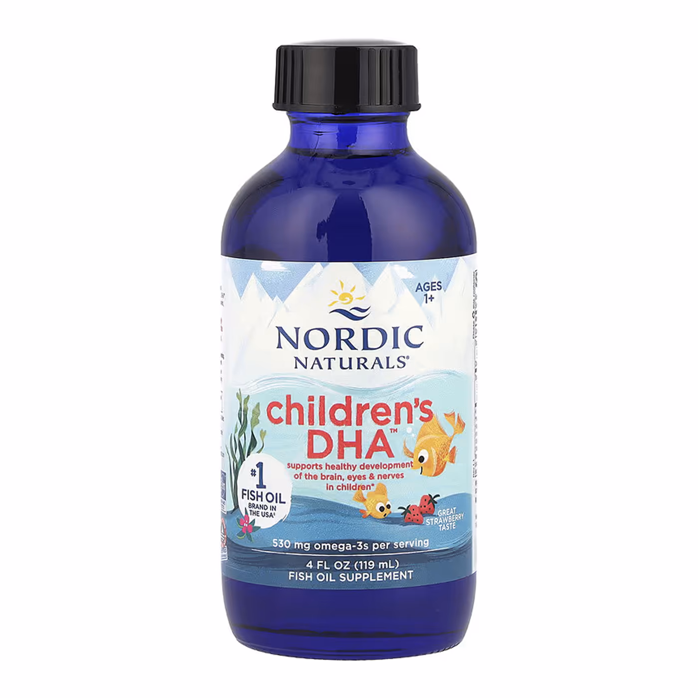 Nordic Naturals Children's DHA, клубника, 119 мл