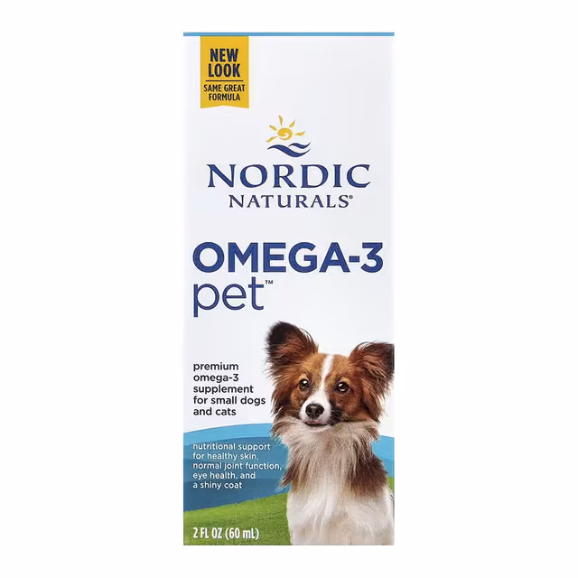 Nordic Naturals Omega-3 Pet, омега-3 для маленьких собак и кошек, 60 мл