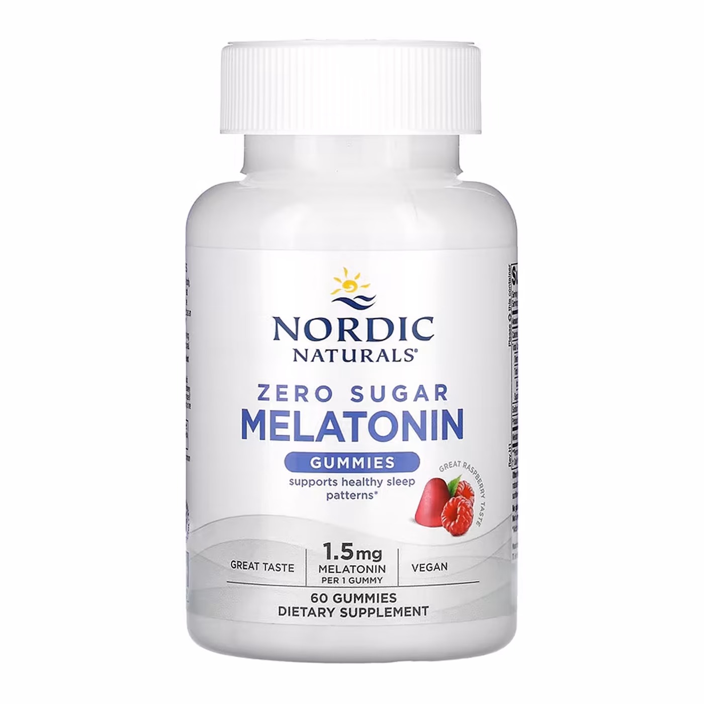 Nordic Naturals Zero Sugar Melatonin Gummies, 60 жевательных конфет
