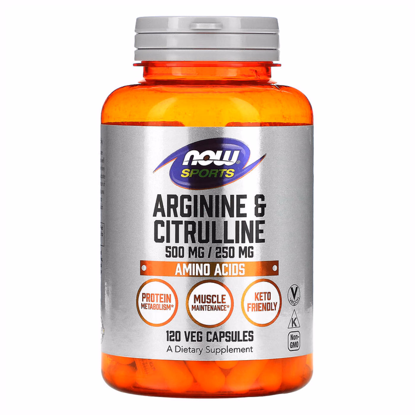 Arginine 500mg Citruline 250mg - 120 vcaps