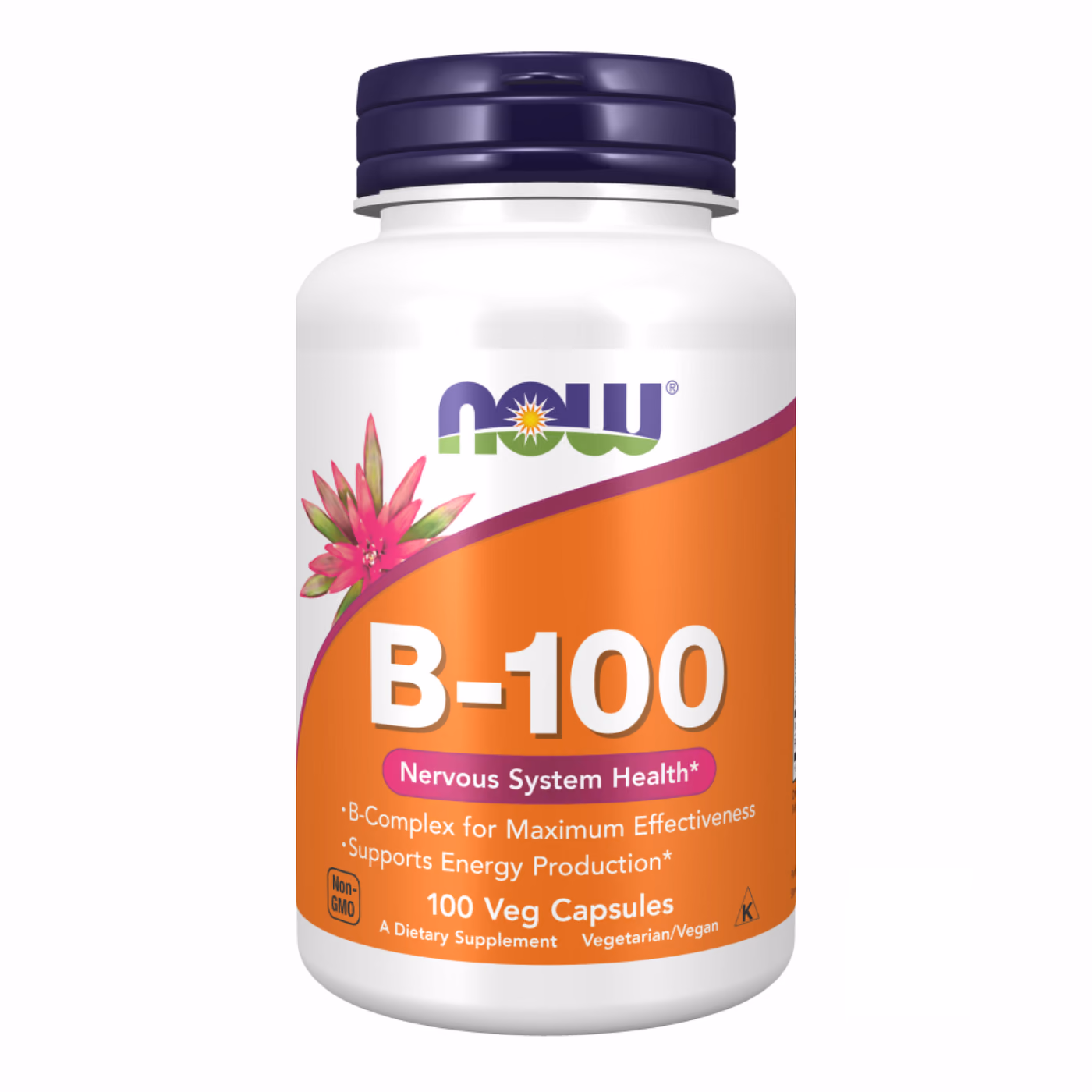 NOW Foods B-100 Caps, 100 вегетарианских капсул