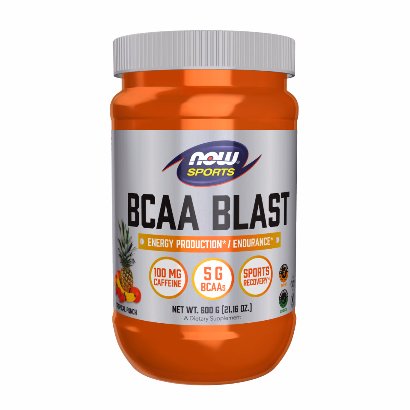 NOW Foods BCAA Blast, Tropical Punch, 600 г