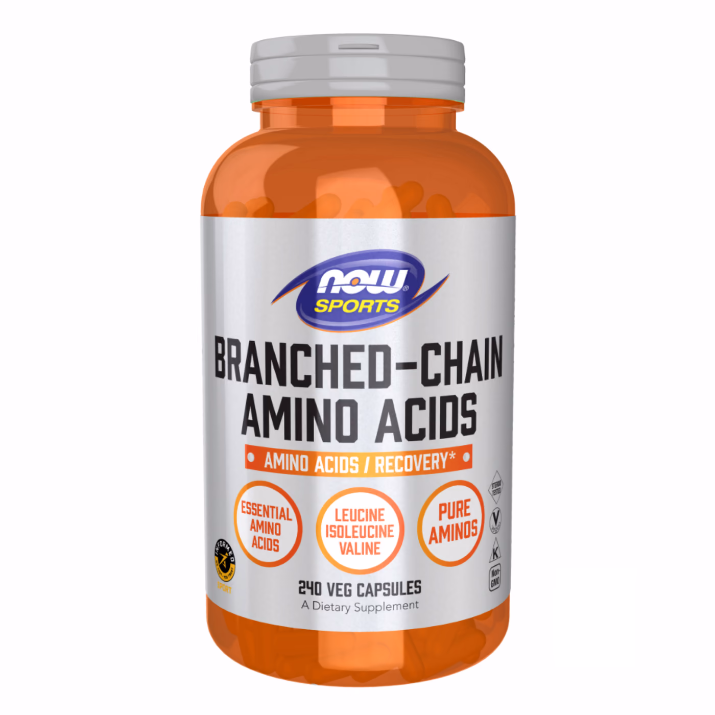 NOW Foods Branched-Chain Amino Acids, 240 вегетарианских капсул