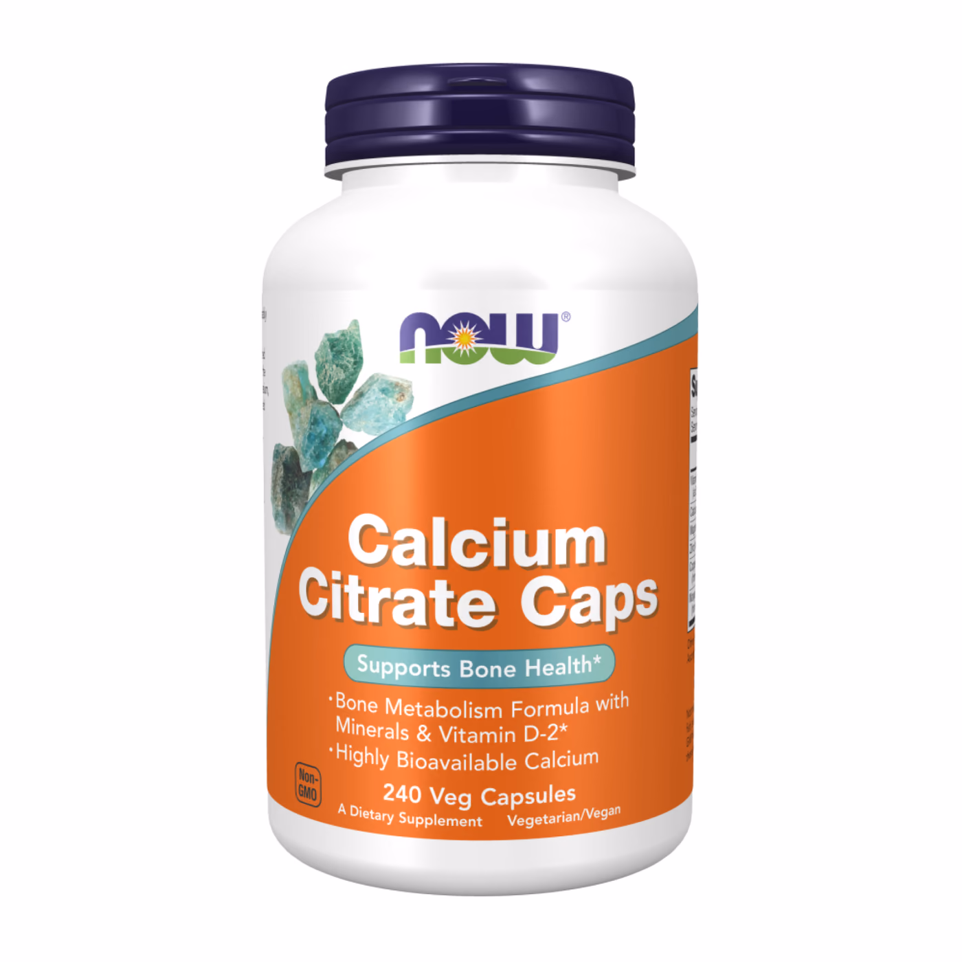 NOW Foods Calcium Citrate Caps — 240 вегетарианских капсул