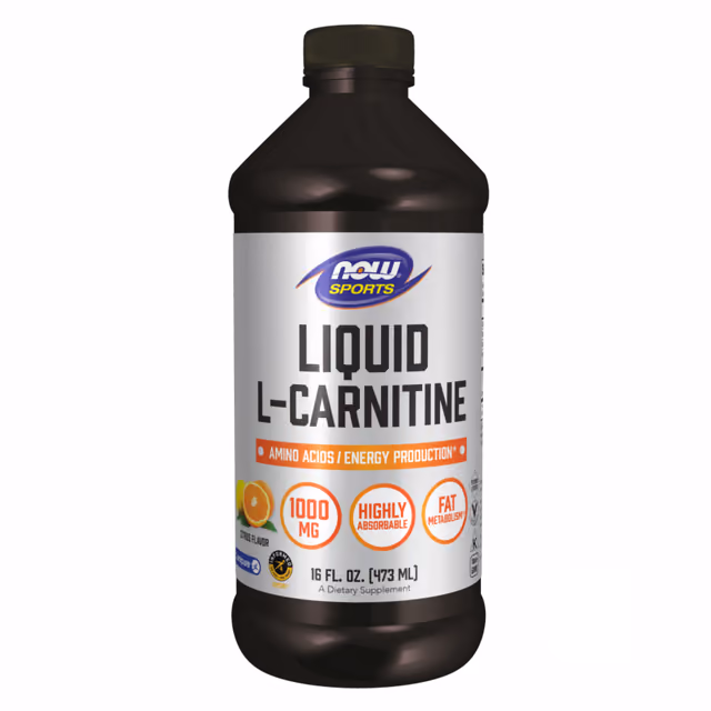 NOW Foods Liquid L-Carnitine 1000 мг, цитрус, 473 мл