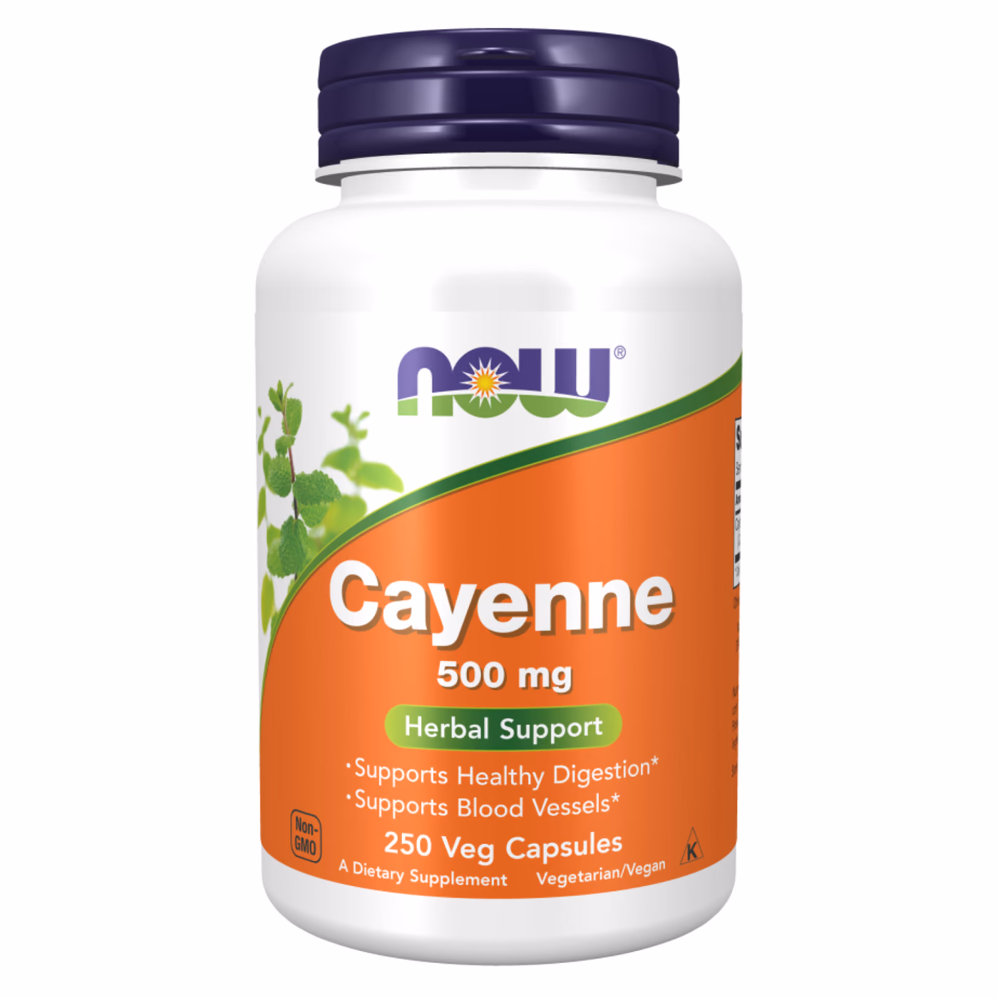 NOW Foods Cayenne 500 mg, 250 вегетарианских капсул