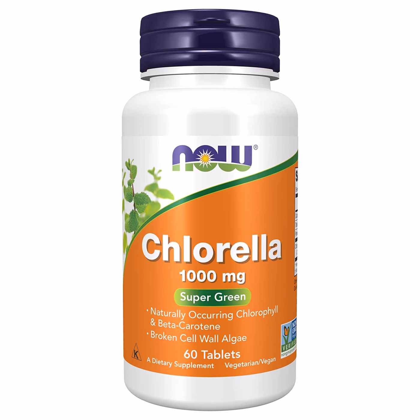 NOW Foods Chlorella 1000 mg, 60 таблеток