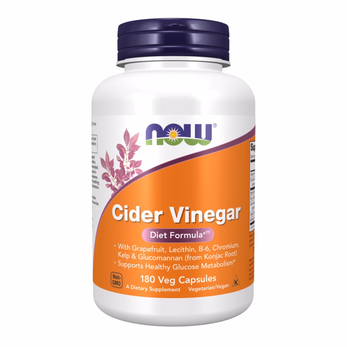 NOW Foods Cider Vinegar Diet Formula, 180 вегетарианских капсул