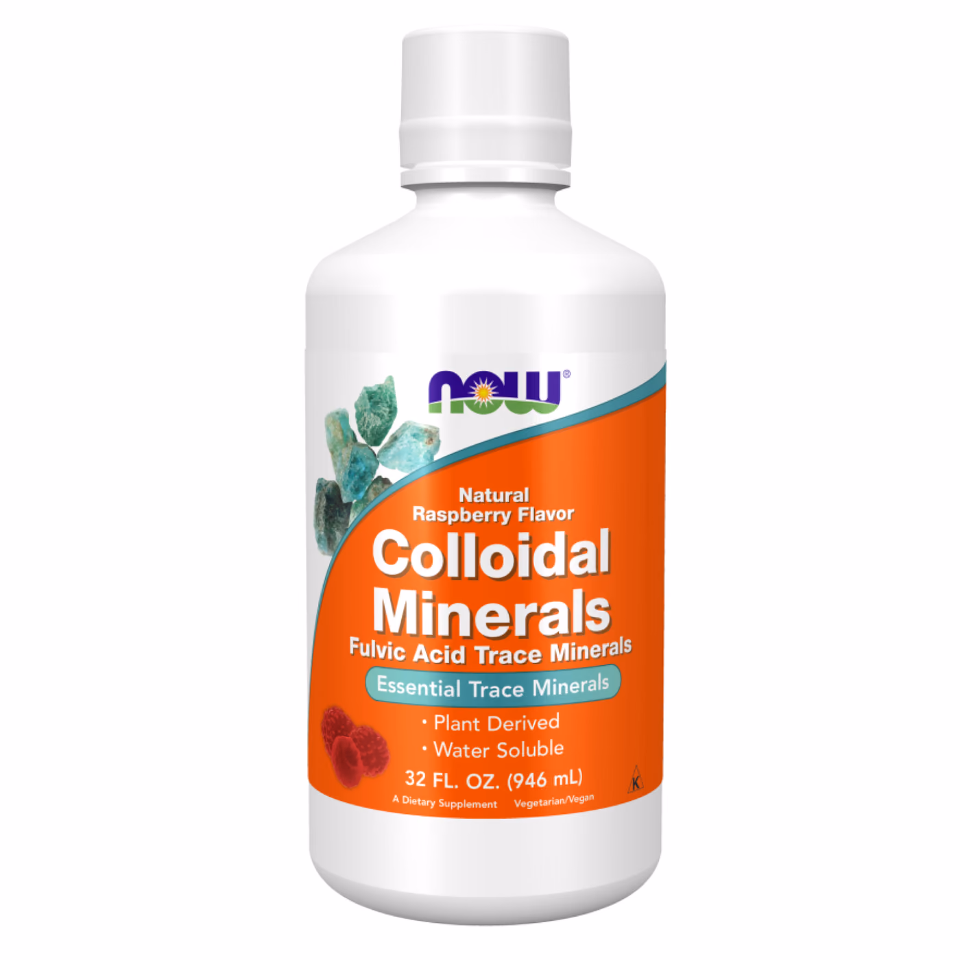 NOW Foods Colloidal Minerals Raspberry, 946 мл