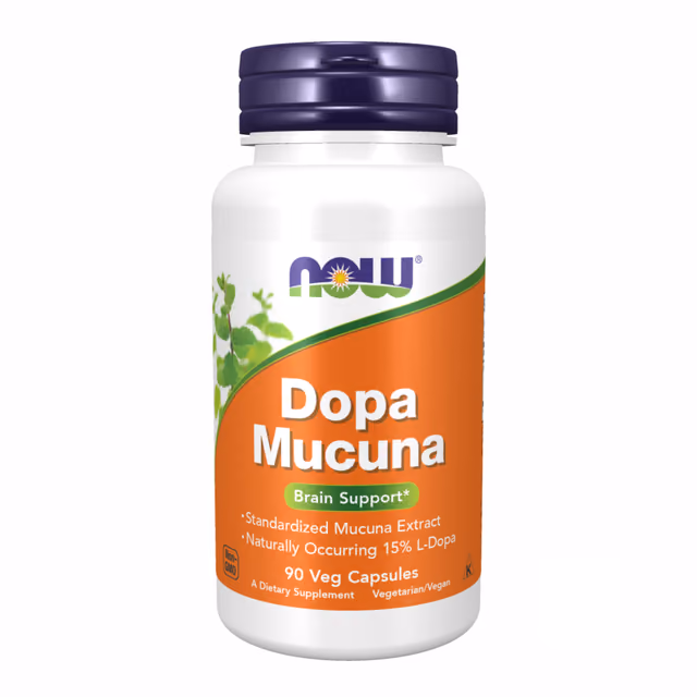 NOW Foods Dopa Mucuna, 90 вегетарианских капсул