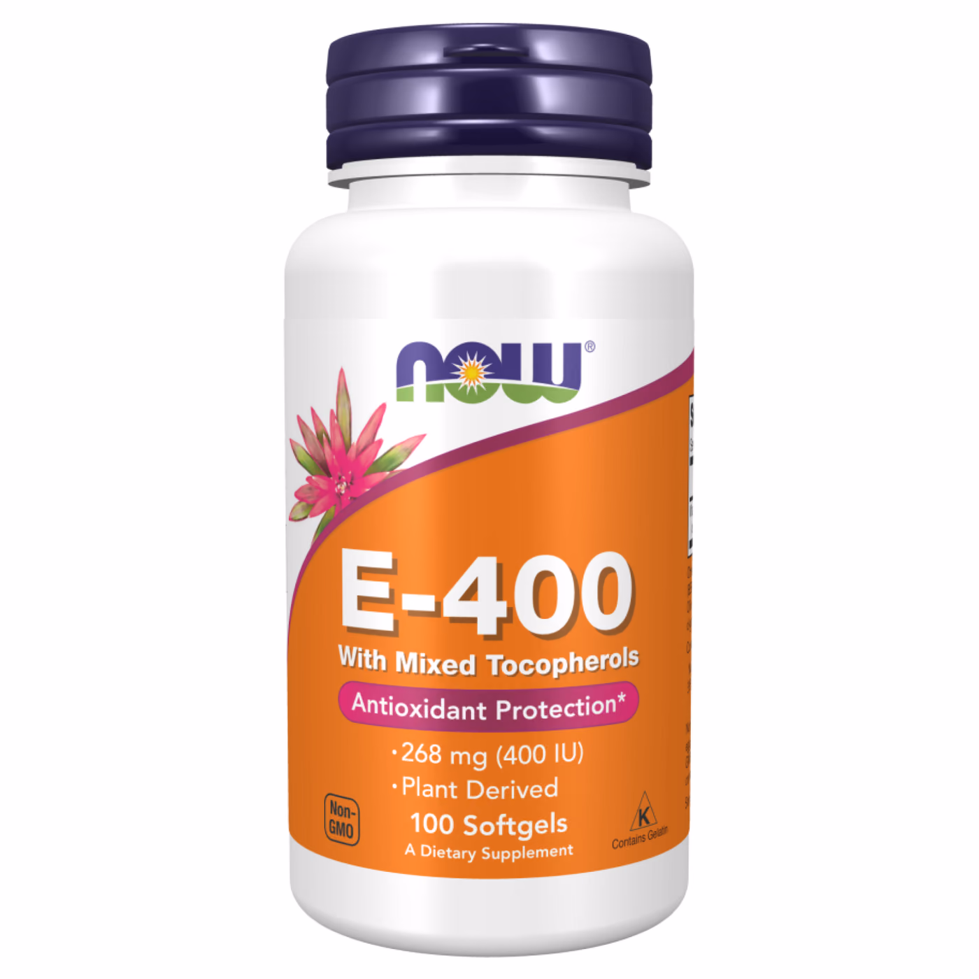 NOW Foods E-400 Mixed Tocopherols, 100 мягких капсул