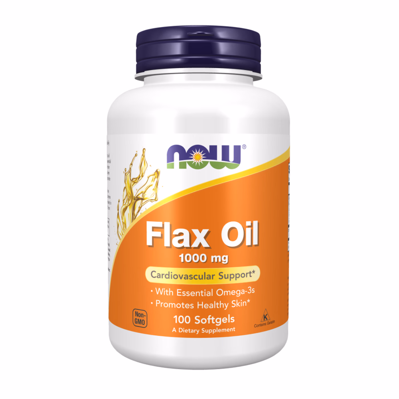 Flax Oil 1000mg - 100 softgels