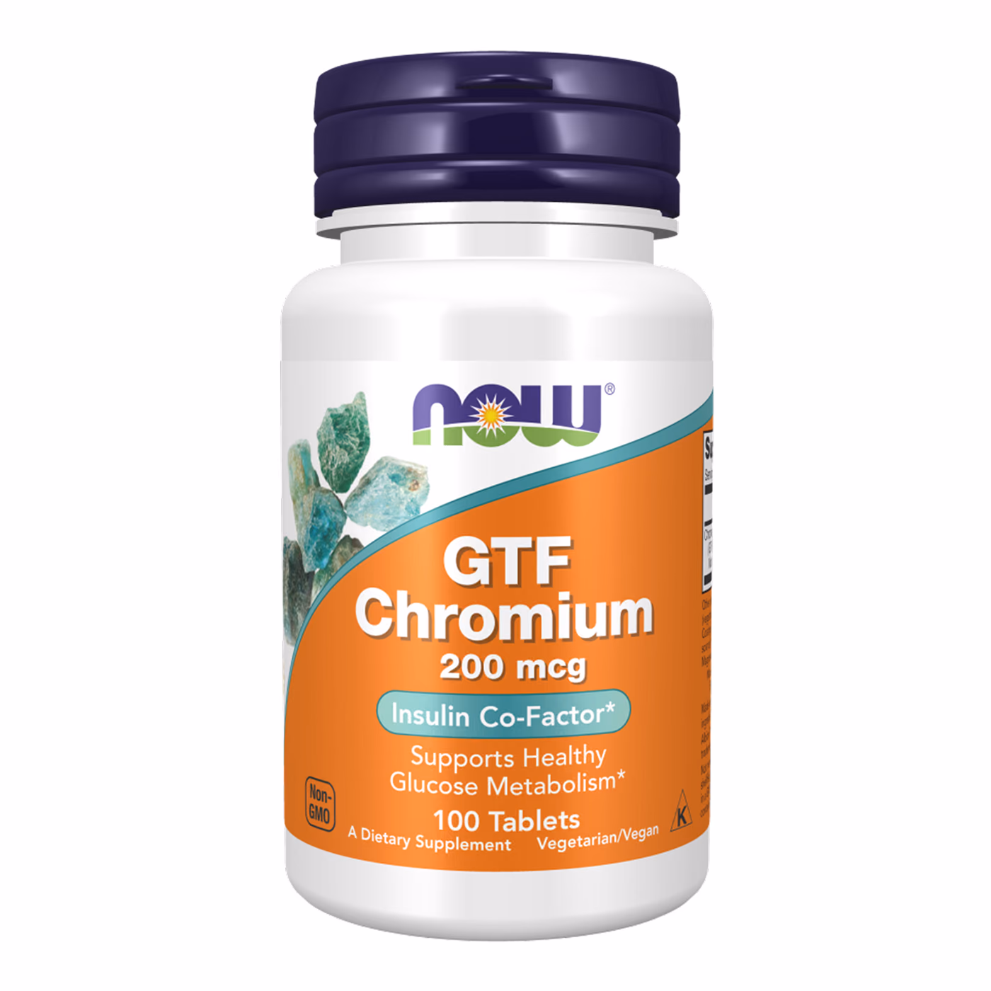 GTF Chromium 200mcg - 100 tabs