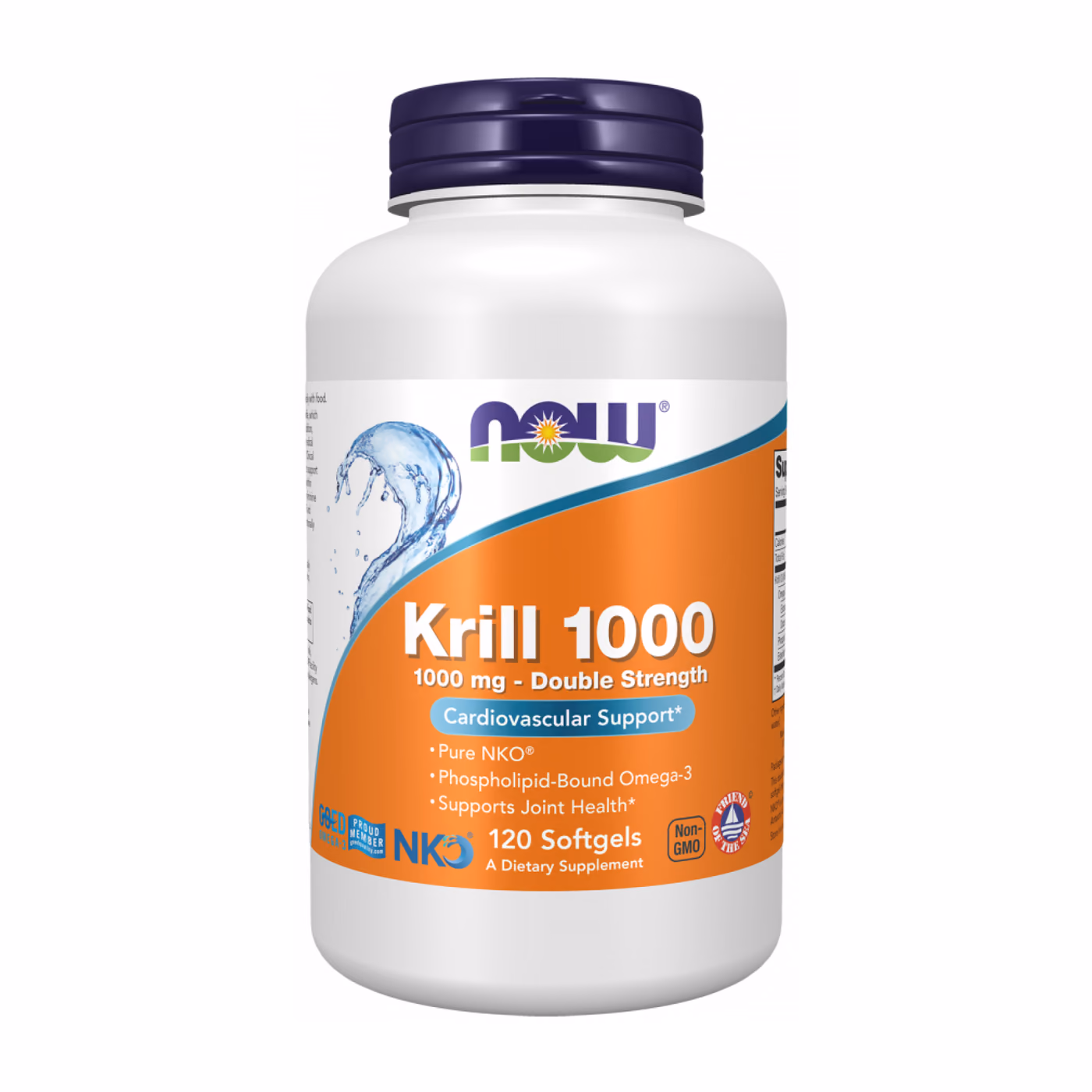 NOW Foods Krill 1000, 1000 мг, 120 мягких капсул