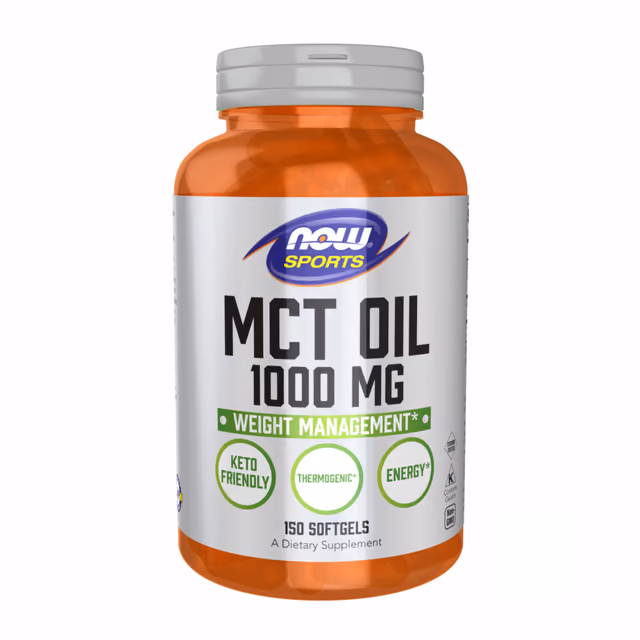 Now Foods MCT Oil 1000 mg — 150 мягких капсул