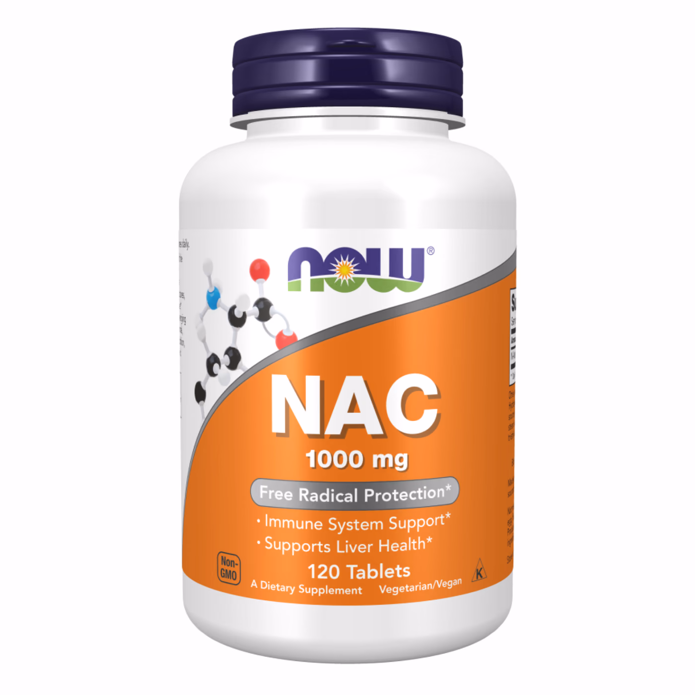 NOW Foods NAC N-ацетилцистеин 1000 мг, 120 таблеток