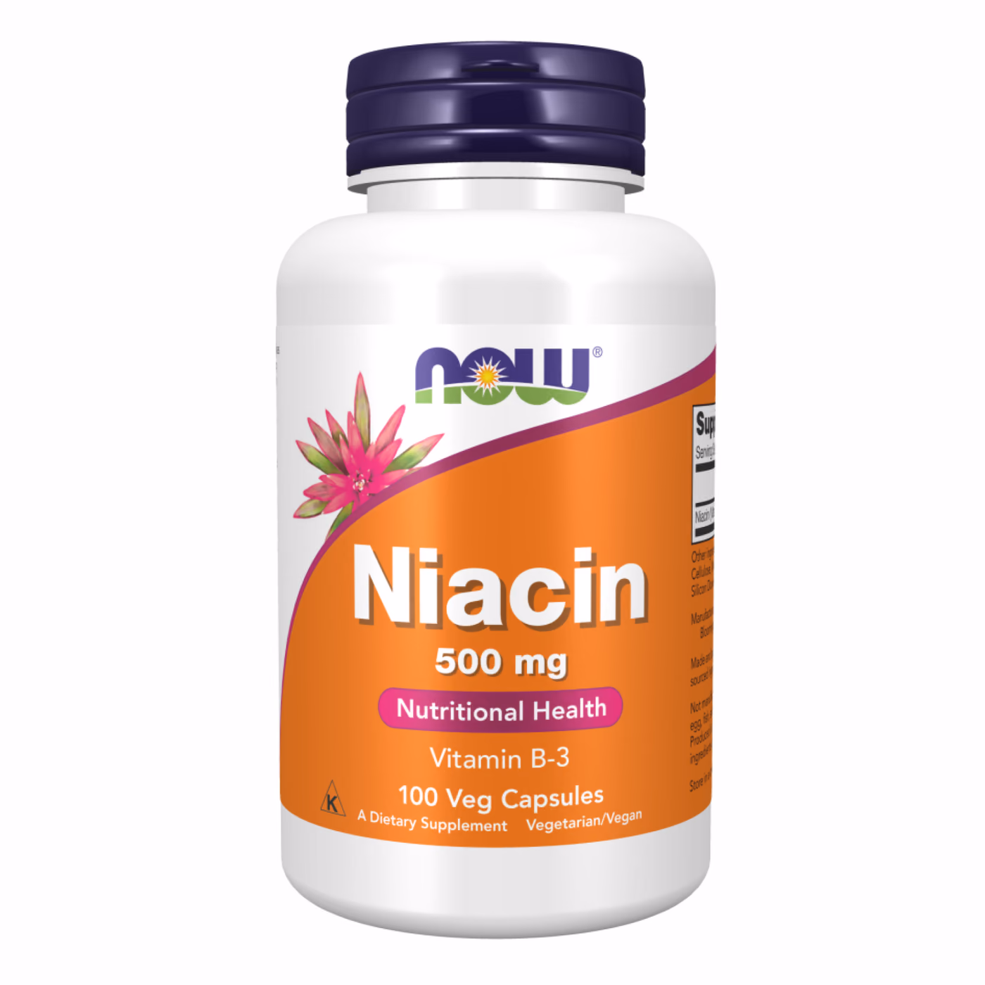 Niacin 500mg - 100 vcaps