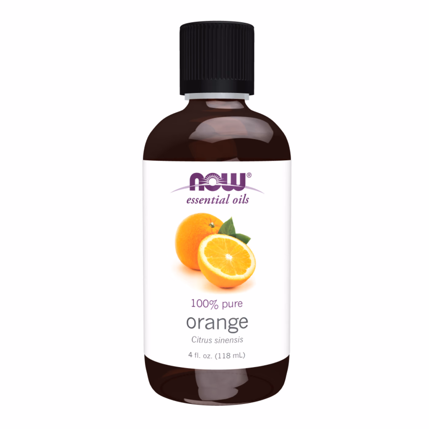 NOW Foods Orange Oil, эфирное масло апельсина, 118 мл