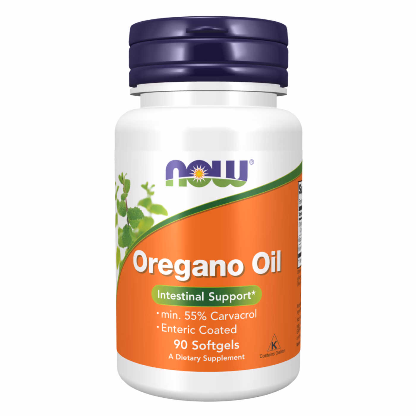 NOW Foods Oregano Oil Enteric, 90 мягких капсул