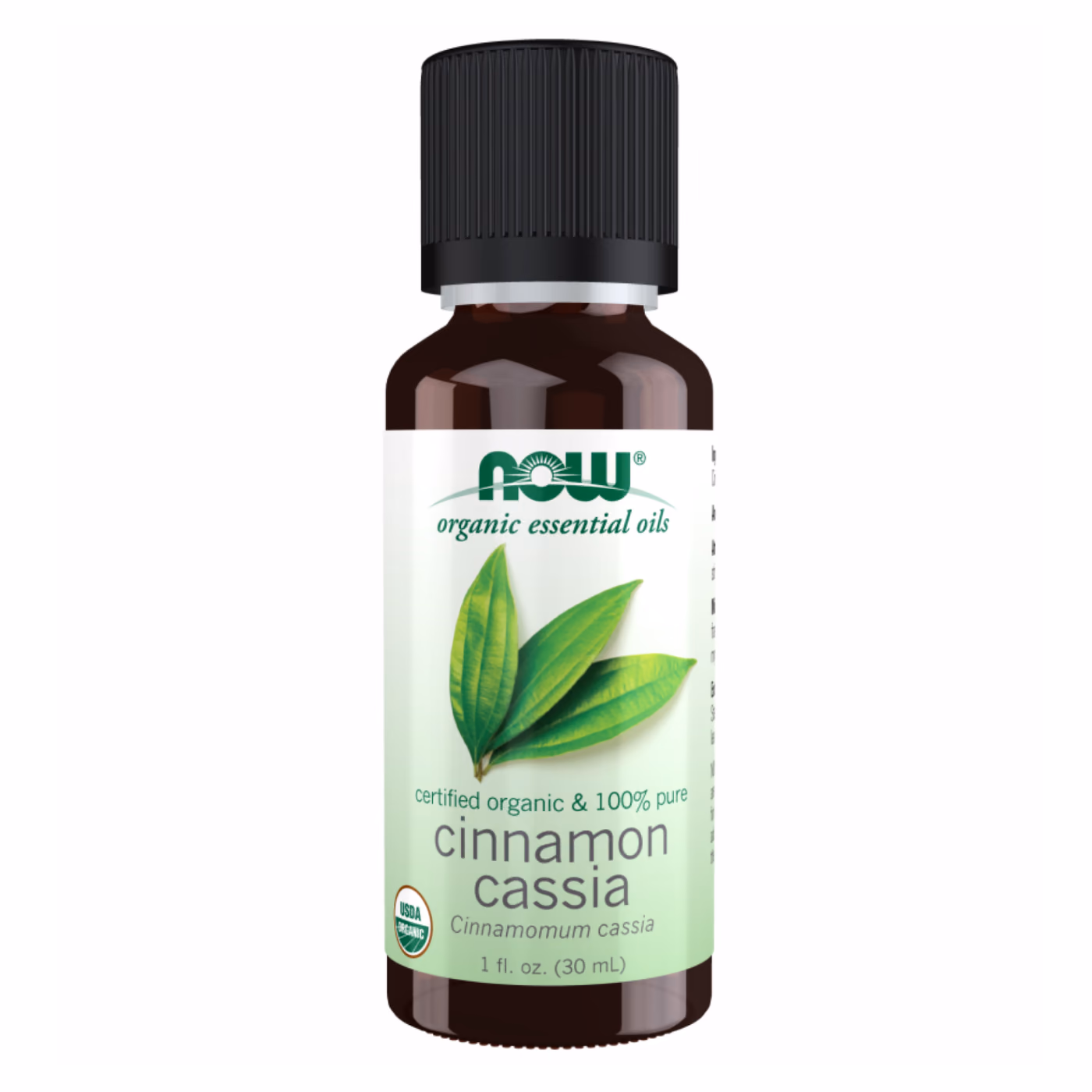 NOW Foods Organic Cinnamon Cassia Oil, 30 мл