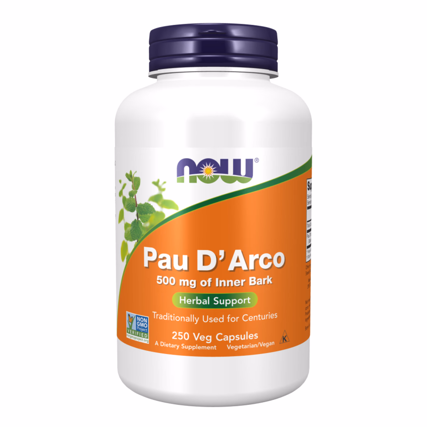 Now Foods Pau D’Arco 500 мг — 250 вегетарианских капсул