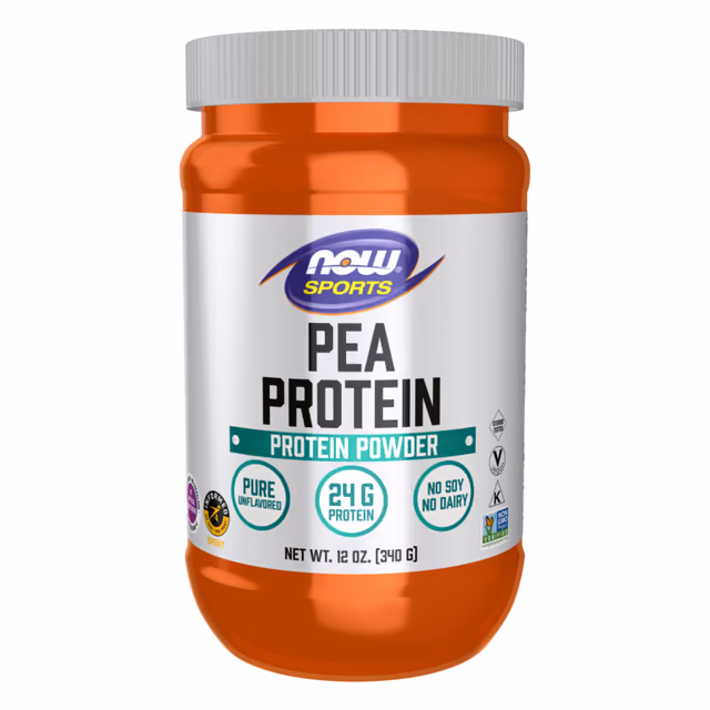 NOW Foods Pea Protein, без вкуса, 340 г