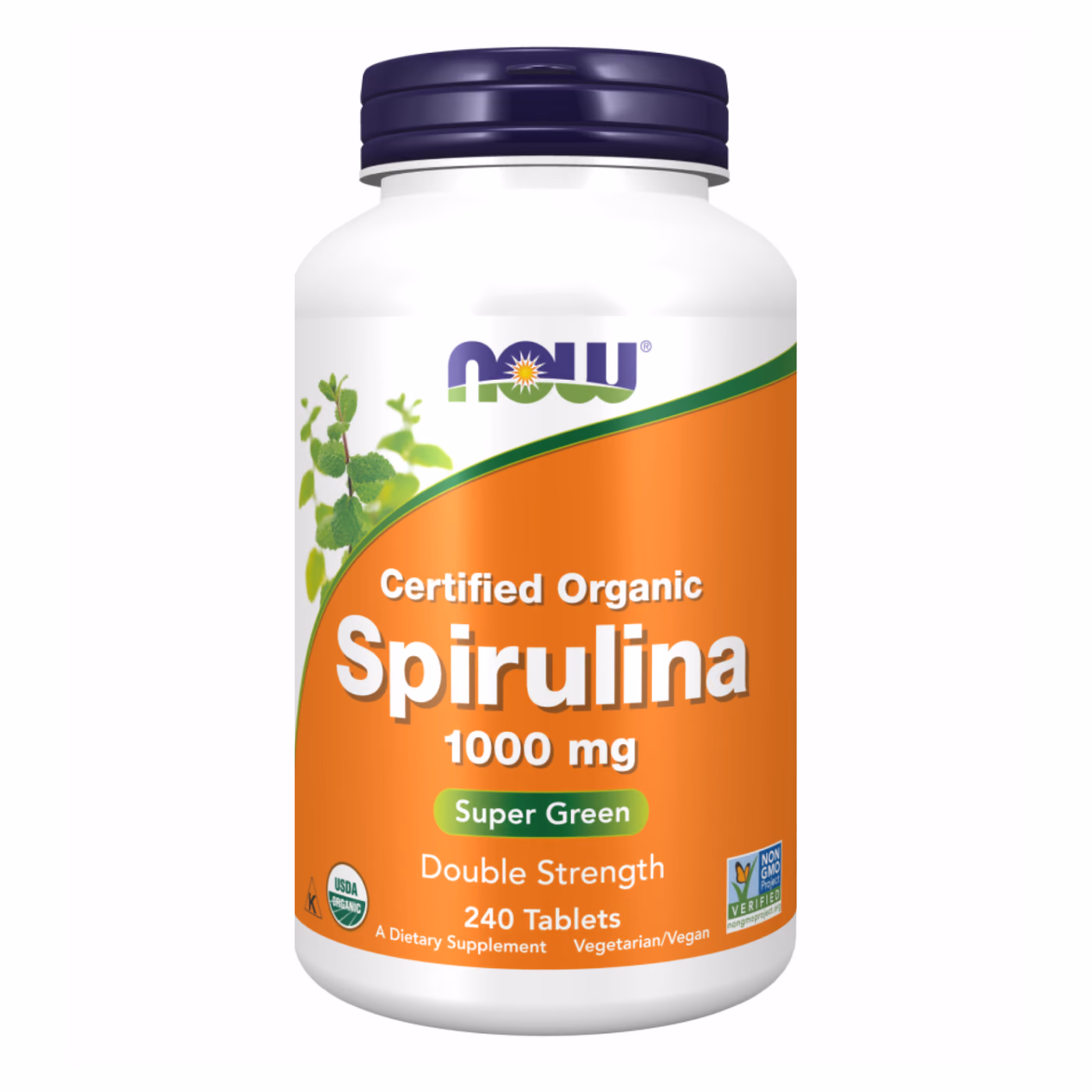 NOW Foods Spirulina 1000 mg, 240 таблеток
