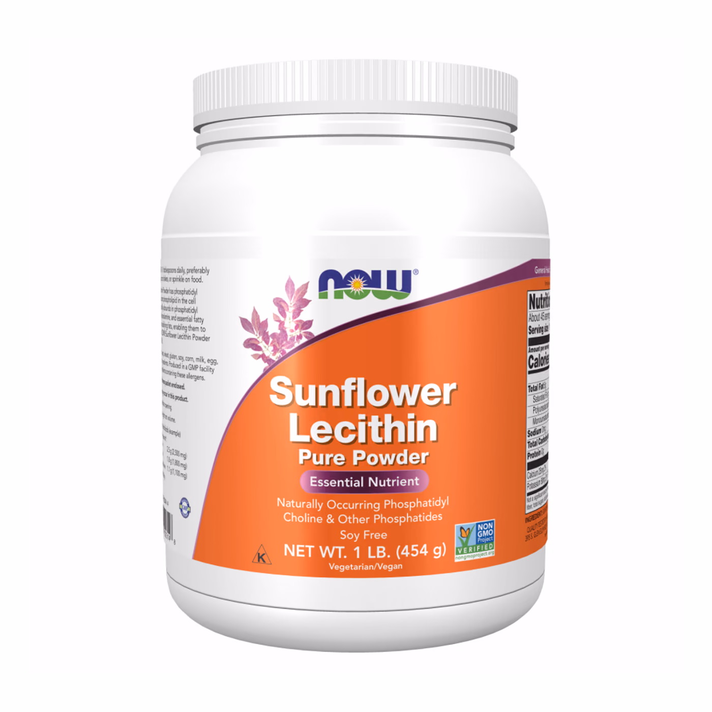 Sunflower Lecithin Pure Powder 1lb - 454g
