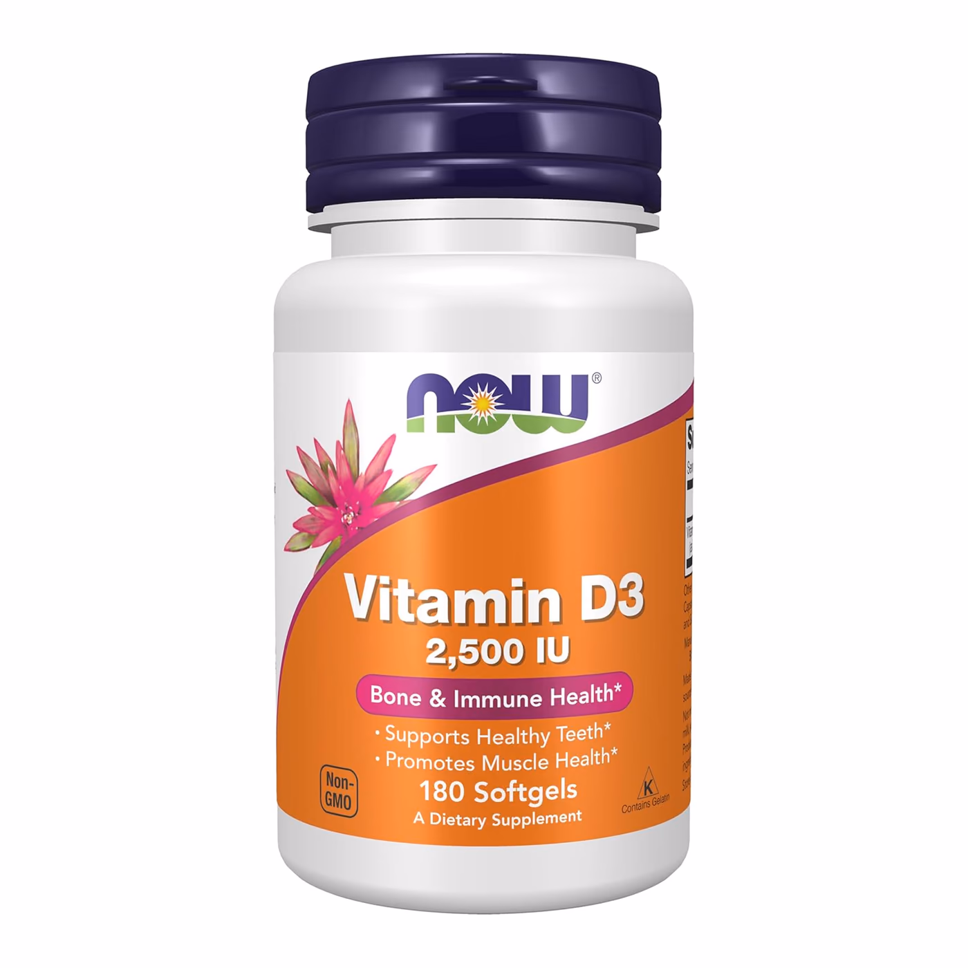Vitamin D3 2500 IU - 180 softgels