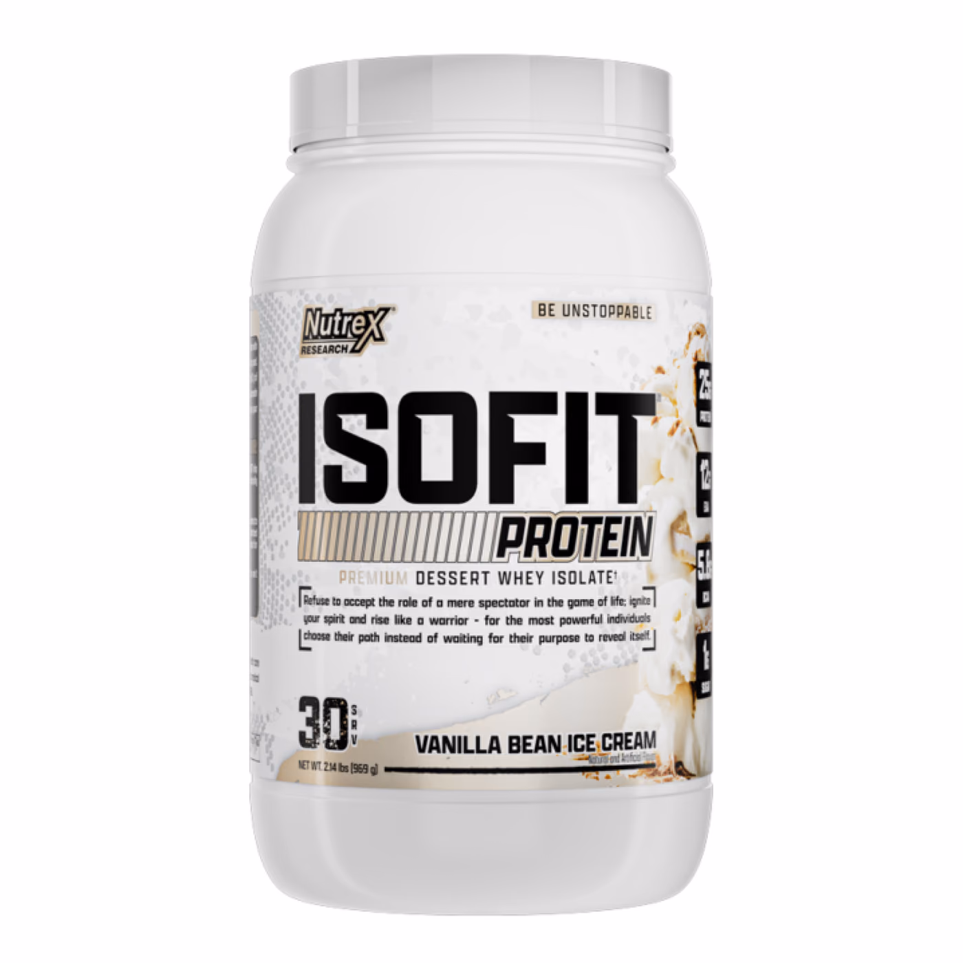 Nutrex Isofit — Vanilla Bean Ice Cream, 925 г, 30 порций