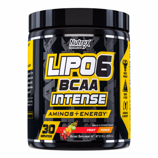 Lipo-6 BCAA Intense - 30srv Fruit Punch