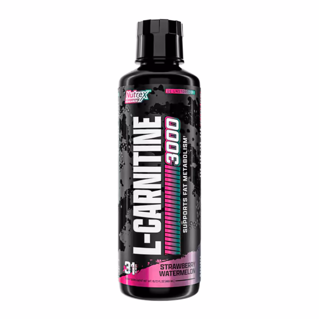 Nutrex Liquid L-Carnitine 3000, 465 мл, Strawberry Watermelon