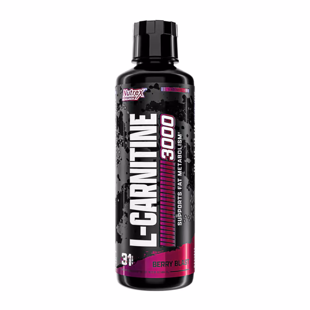 Nutrex Liquid L-Carnitine 3000, Berry Blast, 480 мл