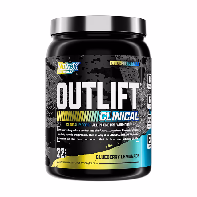 Nutrex Outlift Clinical, Blueberry Lemonade, 639,91 г