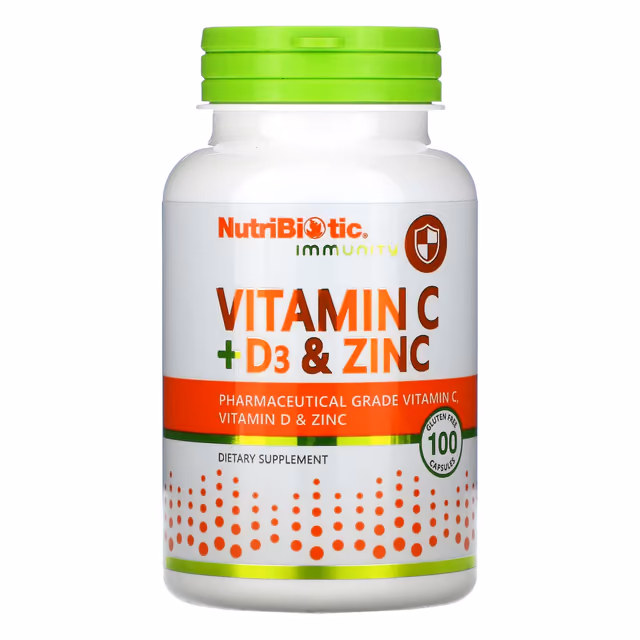 Vitamin C+D3 & Zinc - 100 caps