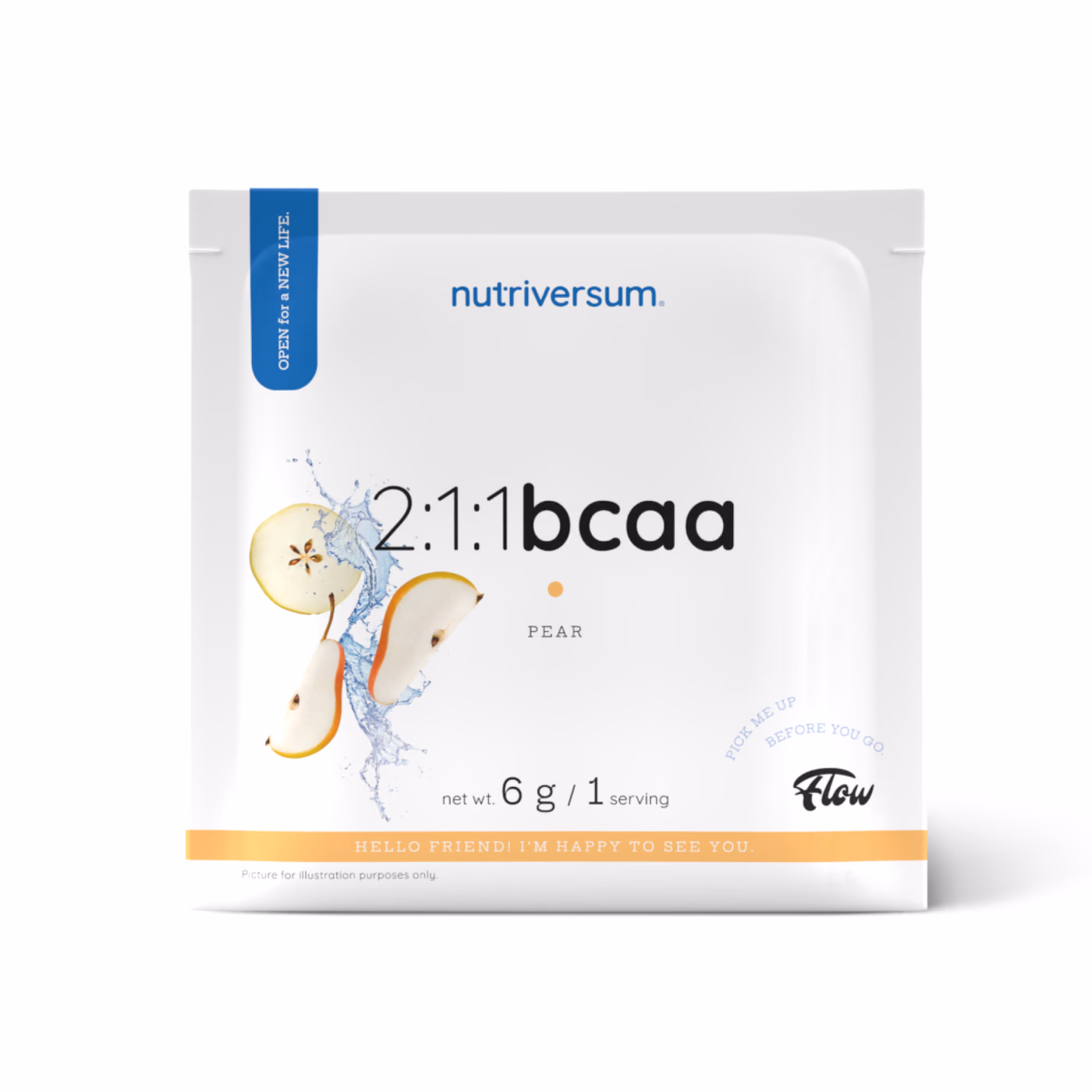 Nutriversum Sample 2:1:1 BCAA Sugar Free — Груша, 6 г