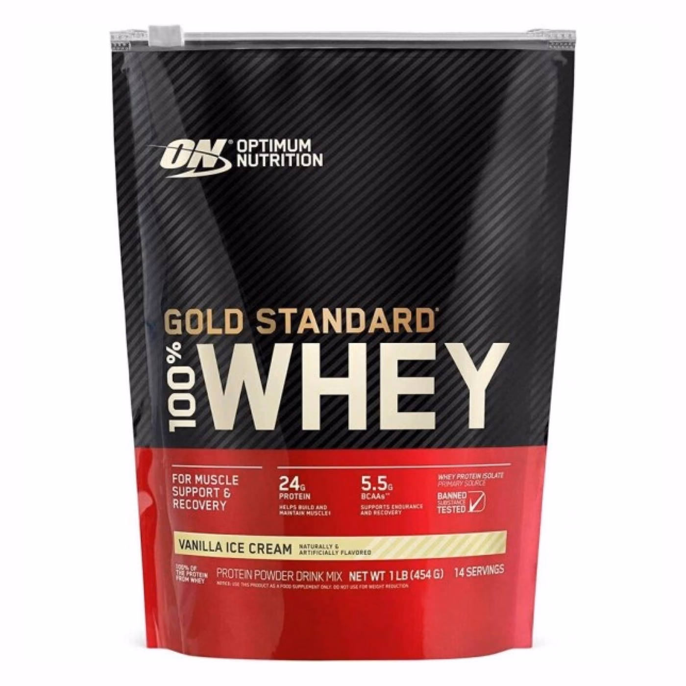 100% Whey Gold 450g - Strawberry
