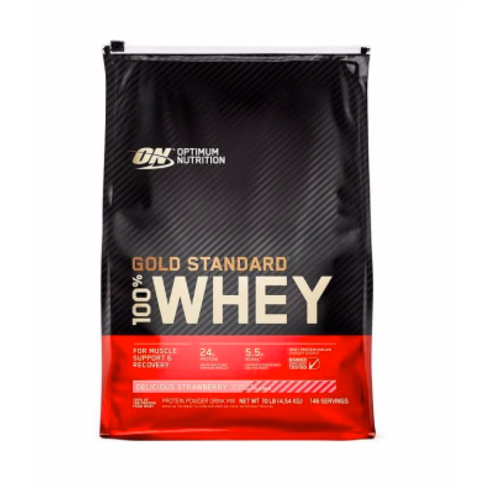 Optimum Nutrition Whey Gold Standard - 2480 г, ваниль, пакет